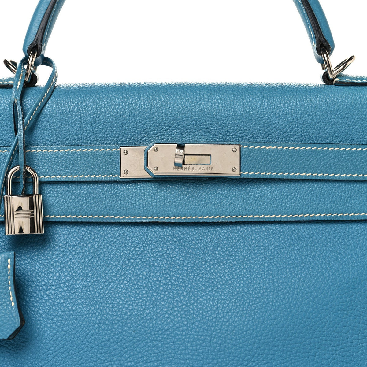 Togo Kelly Retourne 32 Bleu Jean