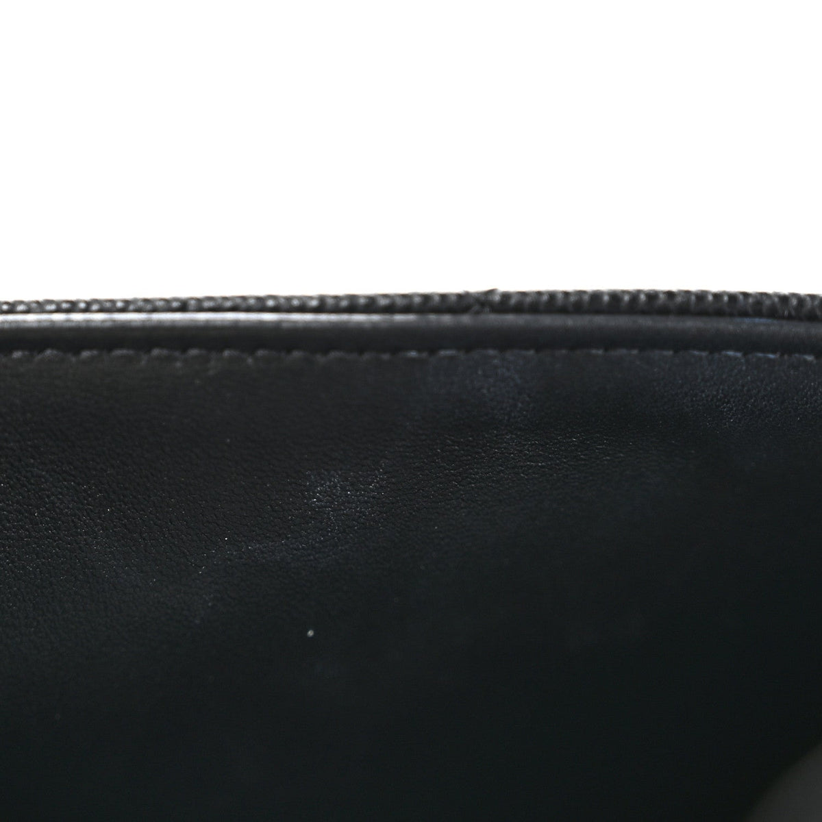 Caviar Quilted Retro Mini Twist Top Handle Clutch Flap Black