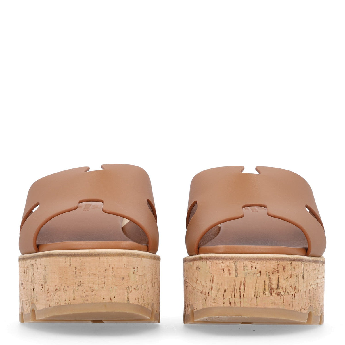 Calfskin Cork Eze 30 Sandals 39 Gold