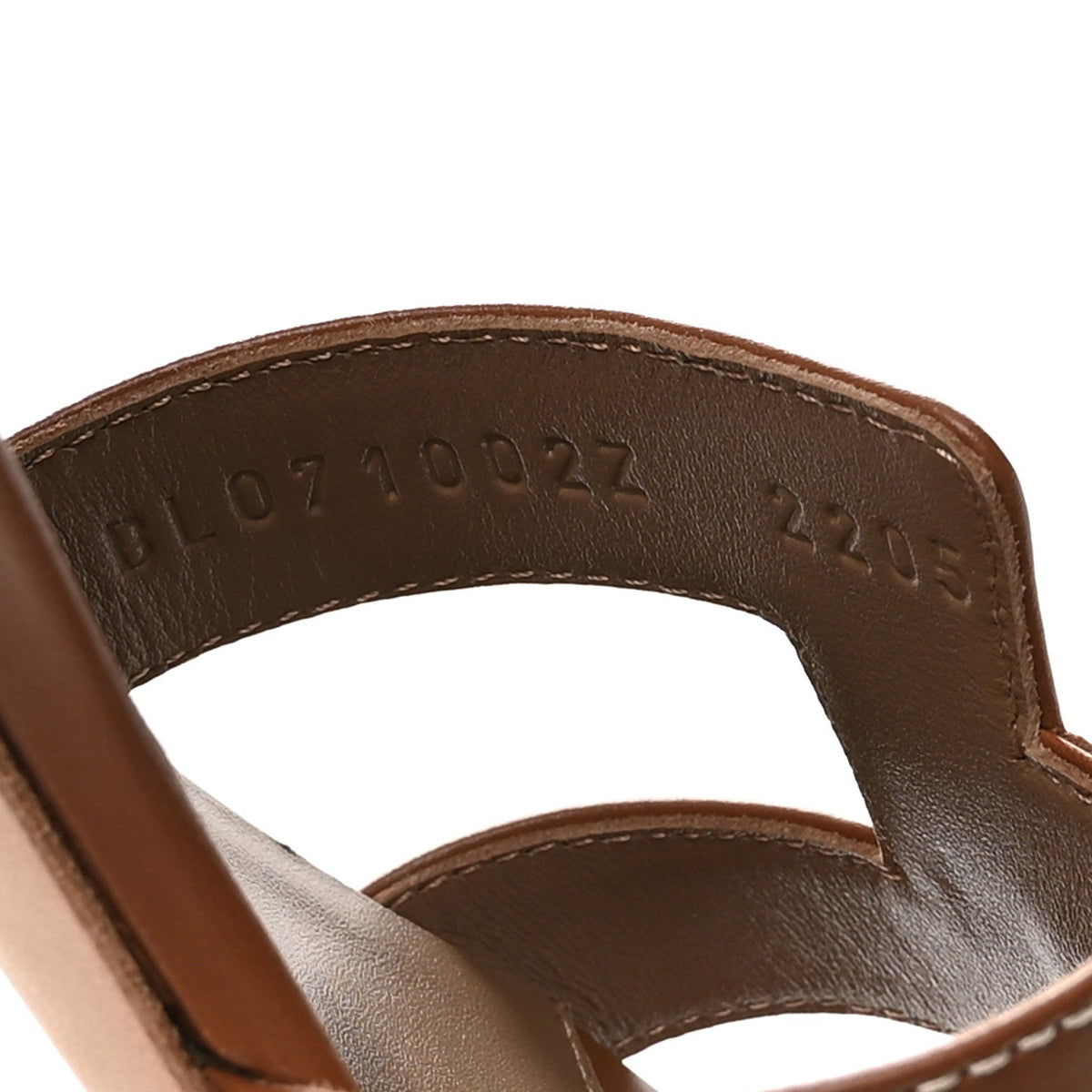 Calfskin Oasis Sandals 38 Gold