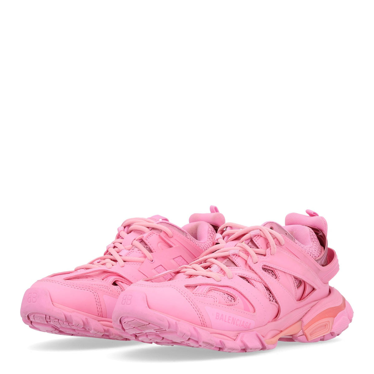 Mesh Nylon Womens Track Sneakers 40 Pink
