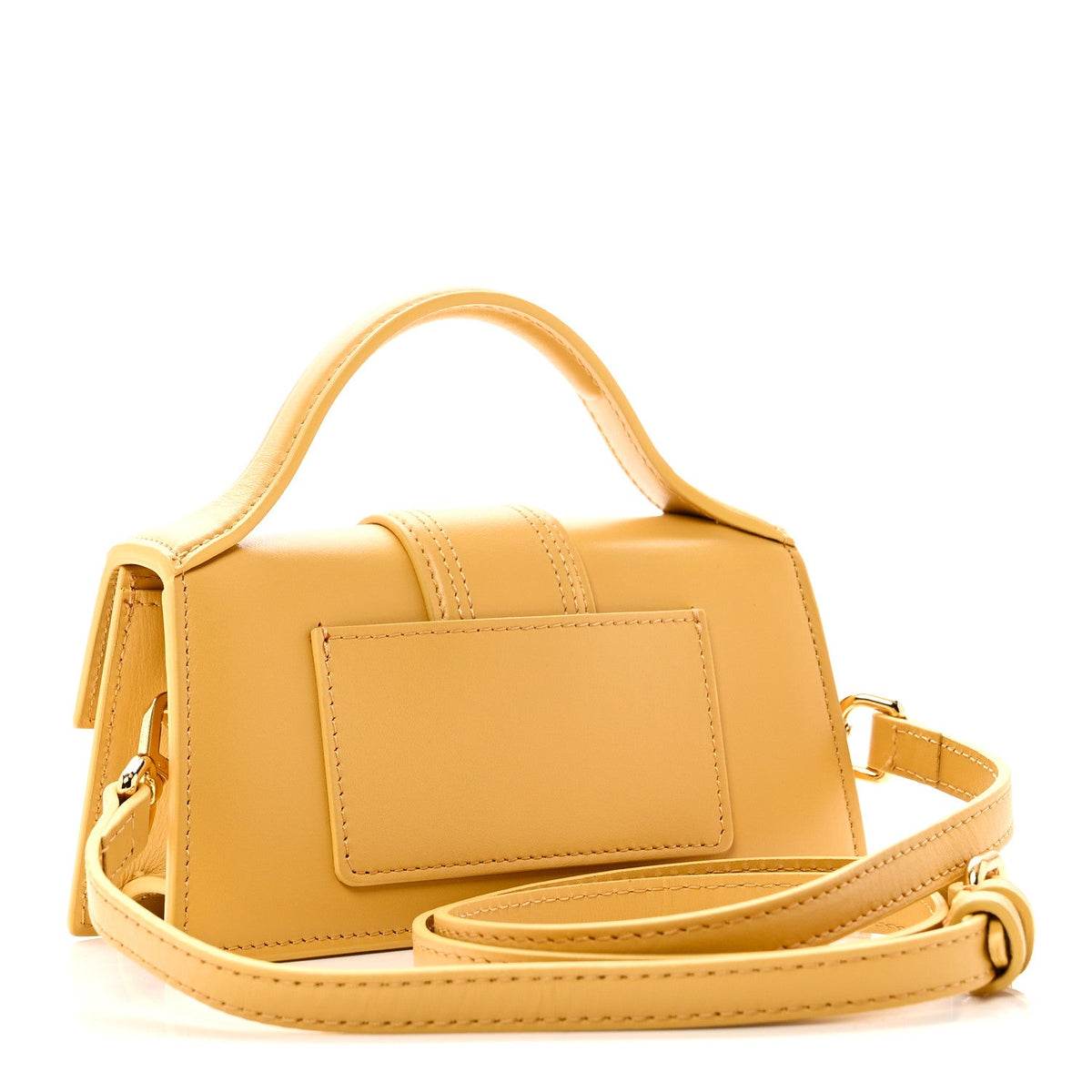 Smooth Calfskin Le Bambino Dark Yellow