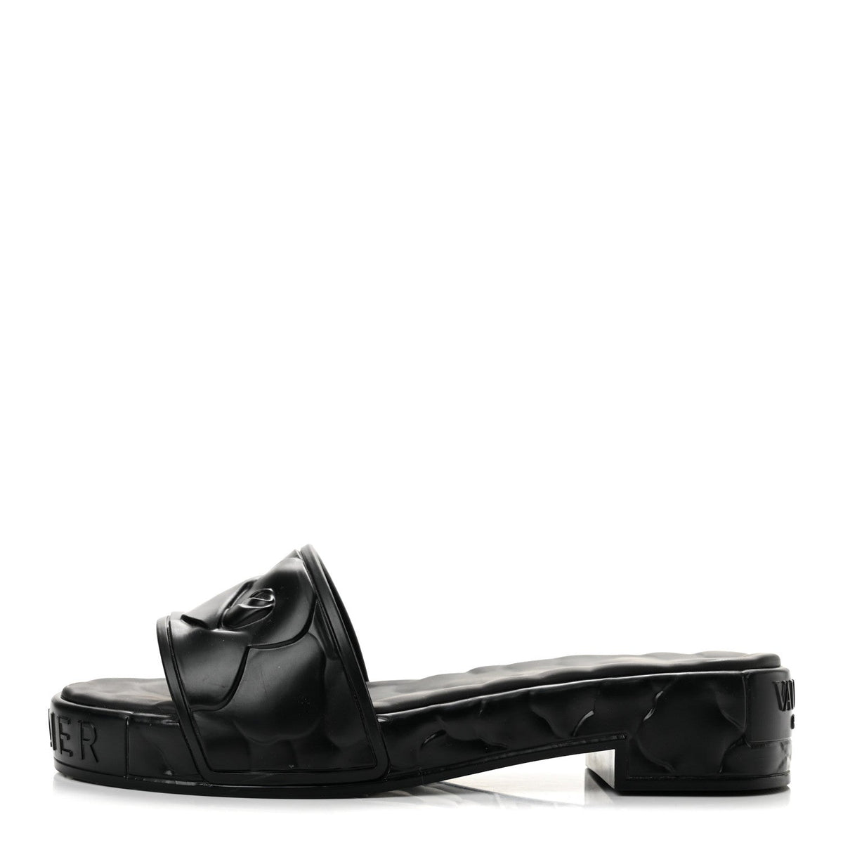 Rubber Atelier 03 Rose Edition 25/40mm Platform Slide Sandals 38 Black