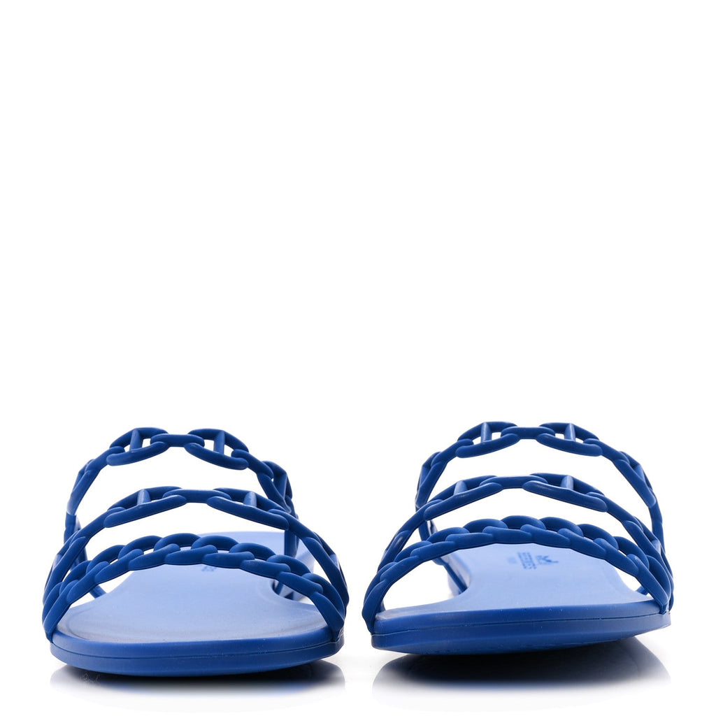 Rubber Chaine d'Ancre Rivage Sandals 39 Bleu Smalt