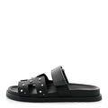Calfskin Medor Studded Womens Chypre Sandals 37.5 Black