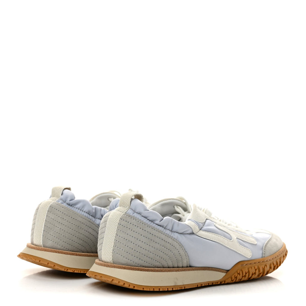 Suede Goatskin Jet Sneakers 40 Gris Arctique White