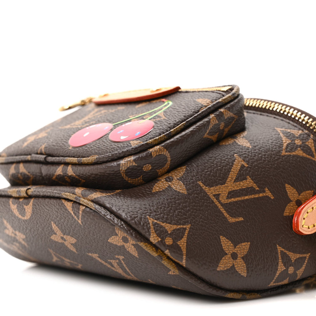 LV X TM Monogram Cerises Mini Bumbag