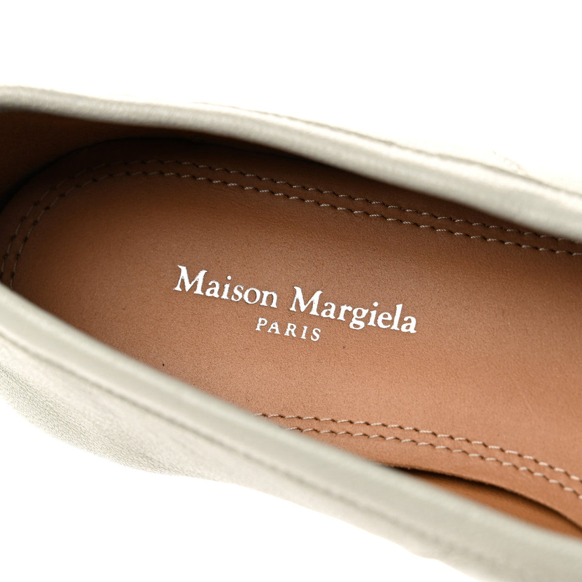 Nappa Tabi Ballet Flats 36 Alabaster