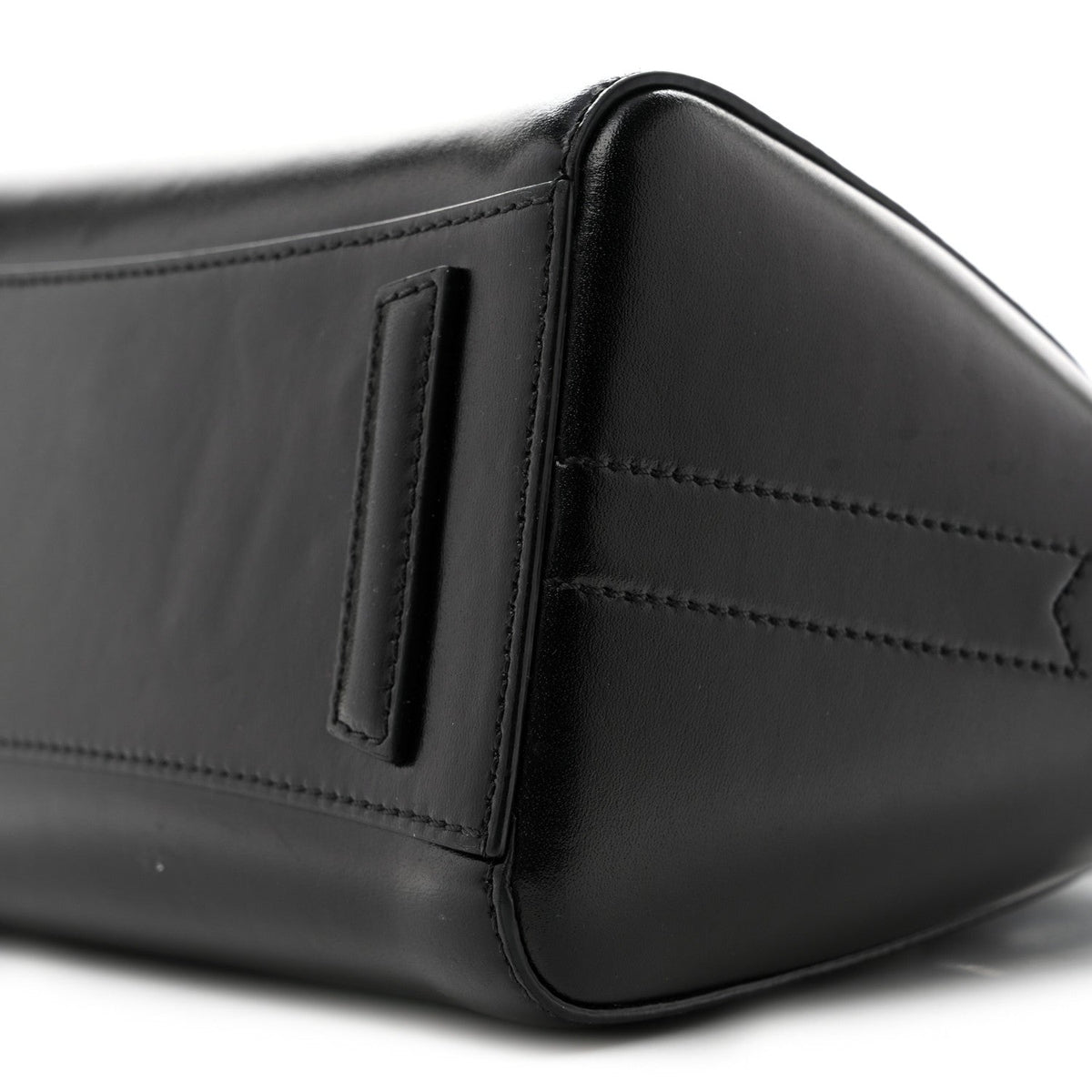 Shiny Lord Calfskin Mini Antigona Black