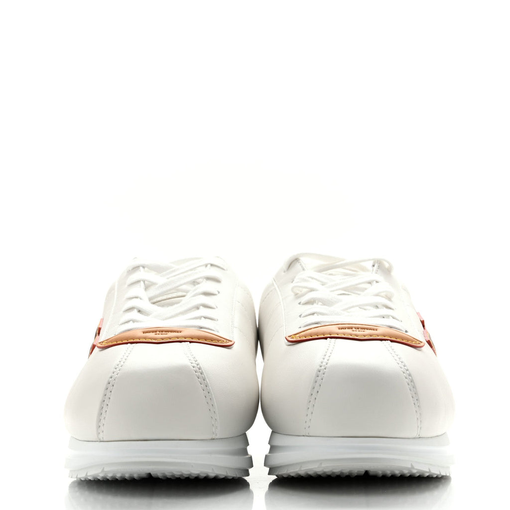 Lambskin Vachetta Mens LV Buttersoft Sneakers 10 White