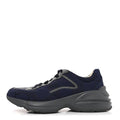 Canvas GG Supreme Monogram Mens Rhyton Sneakers 9 Blue