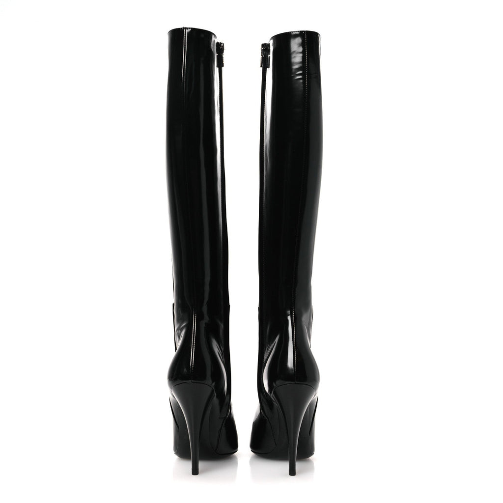 Vitello Marilyn Raven 110 Buba Knee High Boots 37 Black