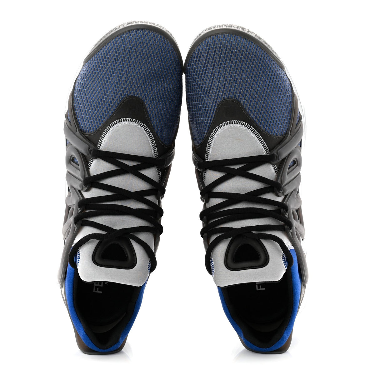 Tessuto Tecnico Mens Tag Sneakers 11 Blue Neon Multicolor