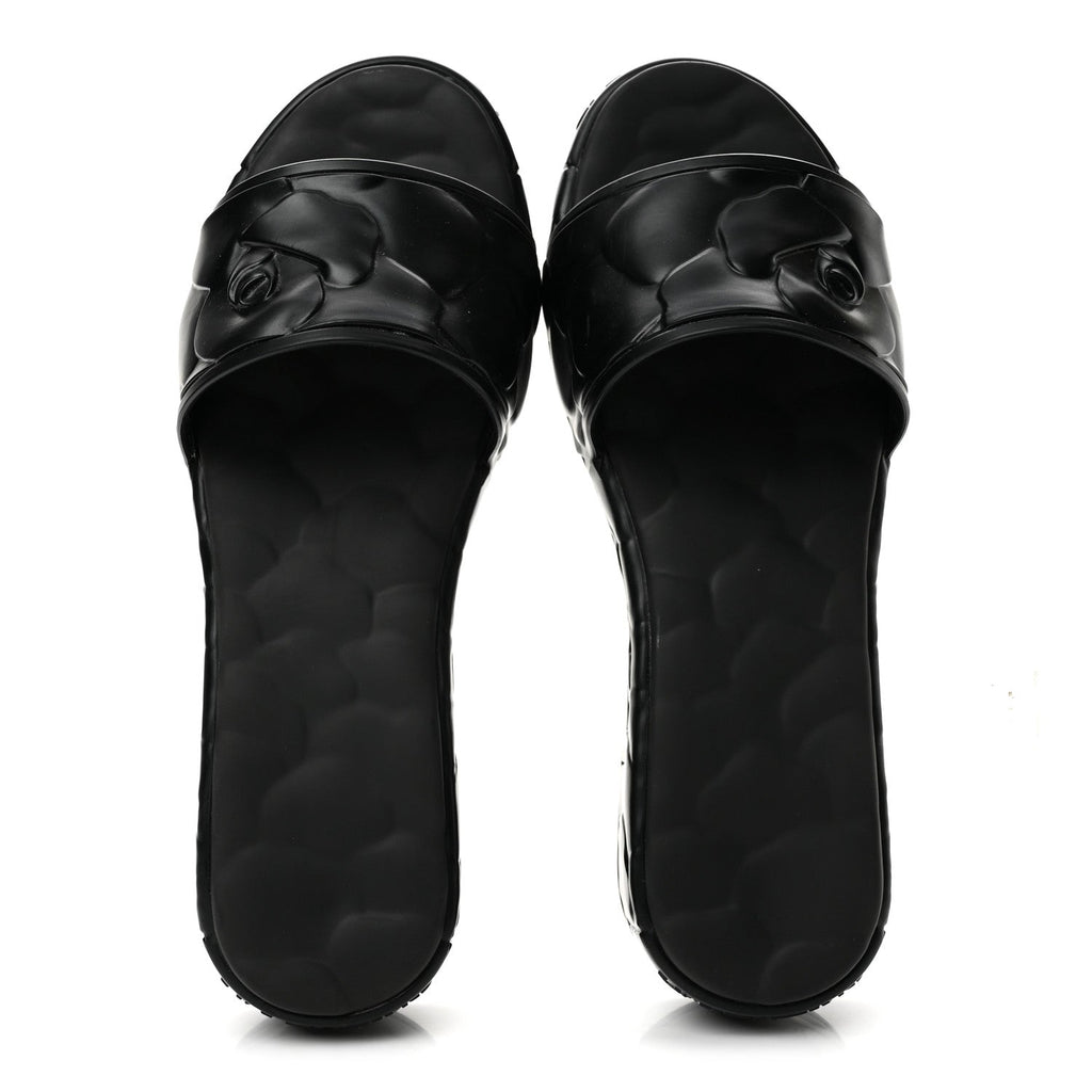 Rubber Atelier 03 Rose Edition 25/40mm Platform Slide Sandals 38 Black