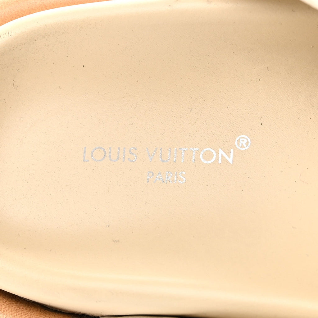 LV Bliss Womens Comfort Cross-Over Mules  37 Ecru