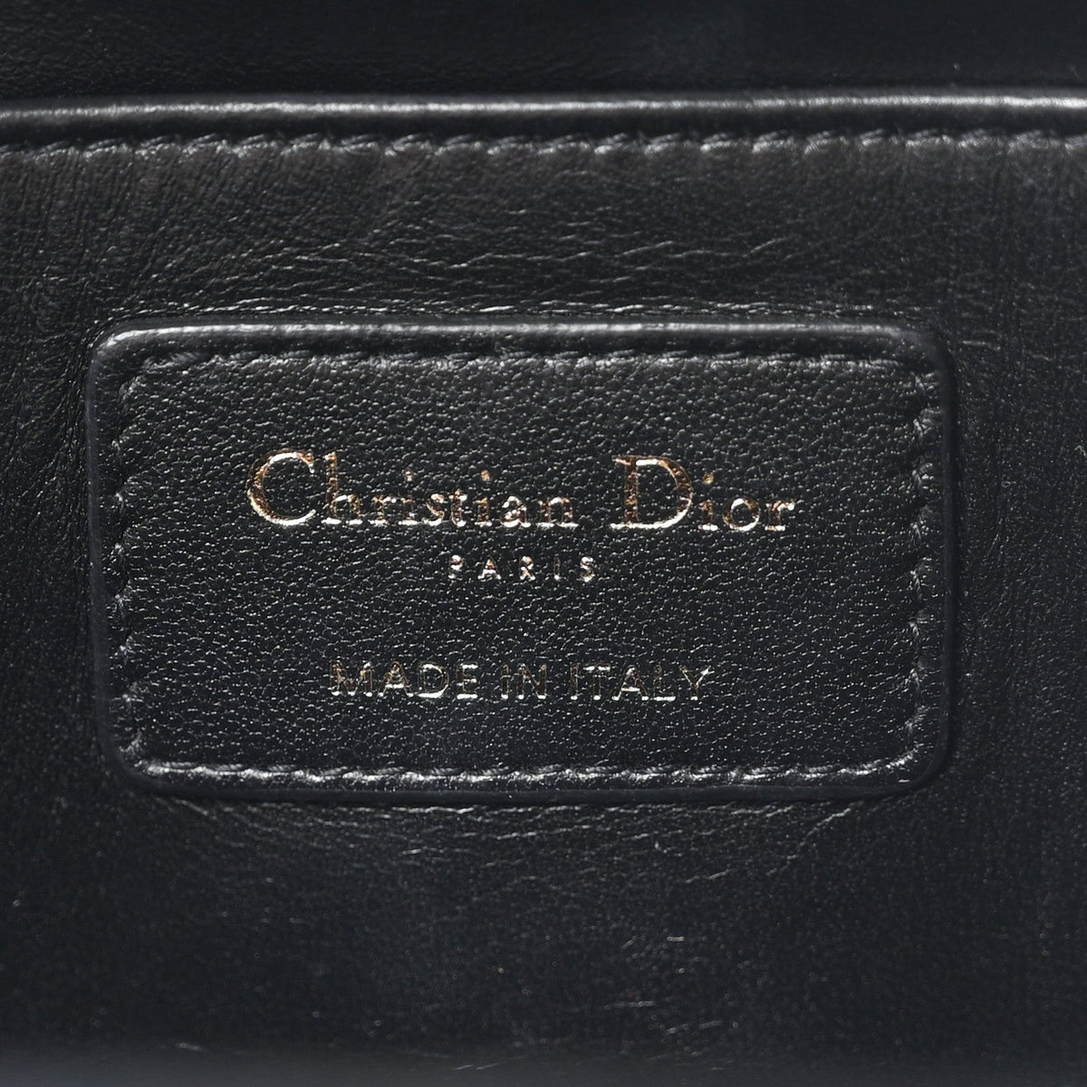 Lambskin Cannage Mini Backpack Black