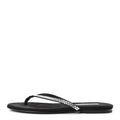 Velvet Crystal CC Thong Sandals 36.5 Black