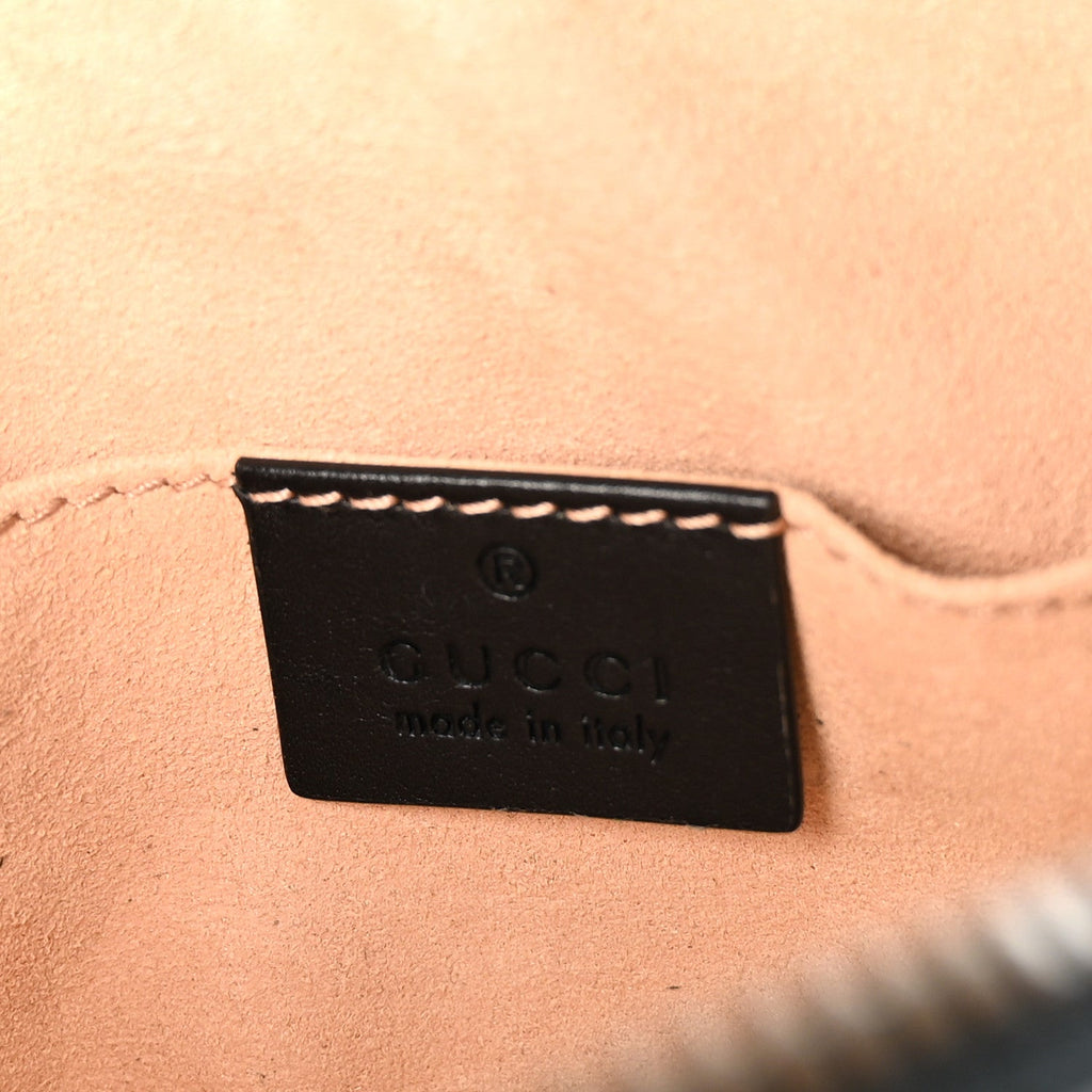 Calfskin Matelasse GG Marmont Belt Bag 75 30 Black