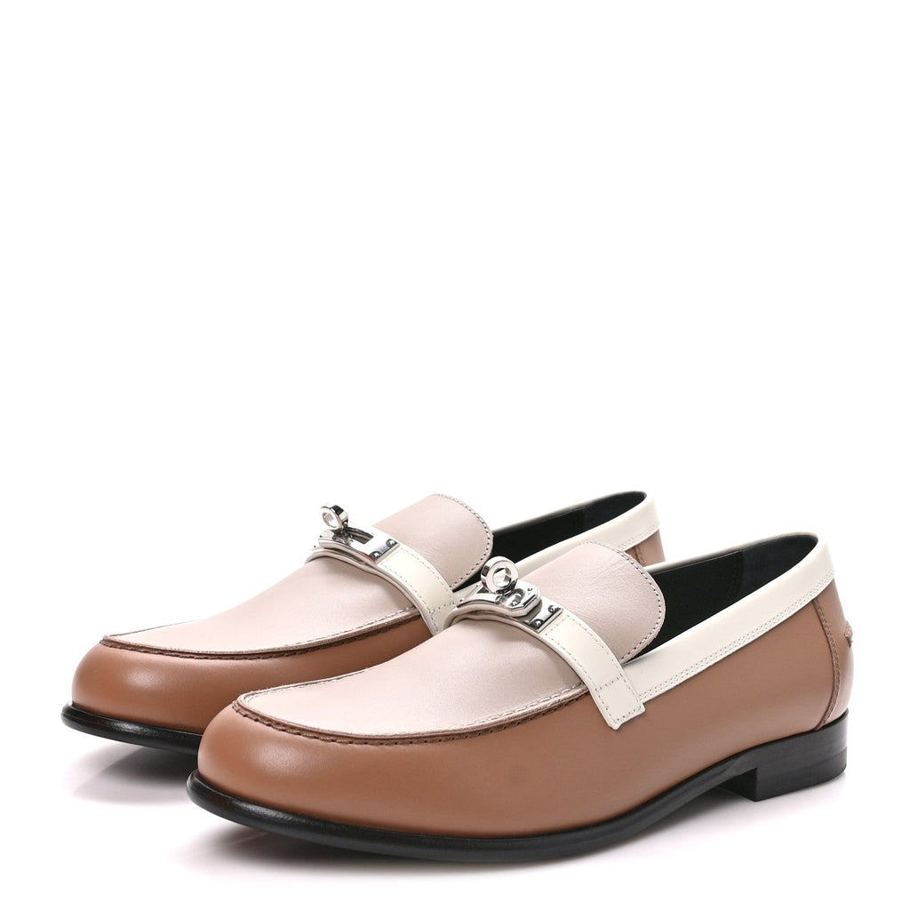 Calfskin Womens Destin Loafers 38.5 Rose Perle