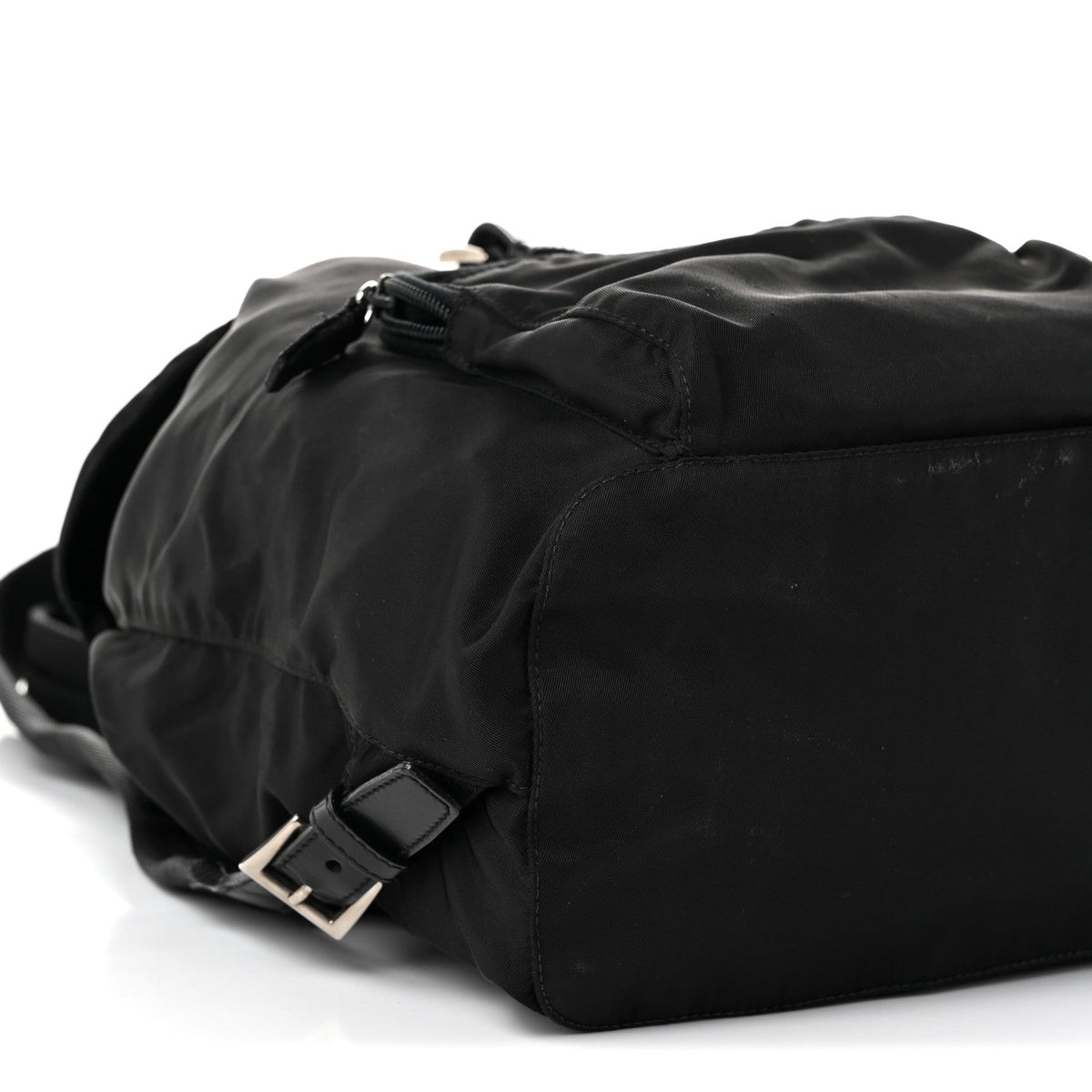Tessuto Nylon Vela Cinch Backpack Black