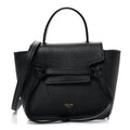 Grained Calfskin Pico Belt Bag Black