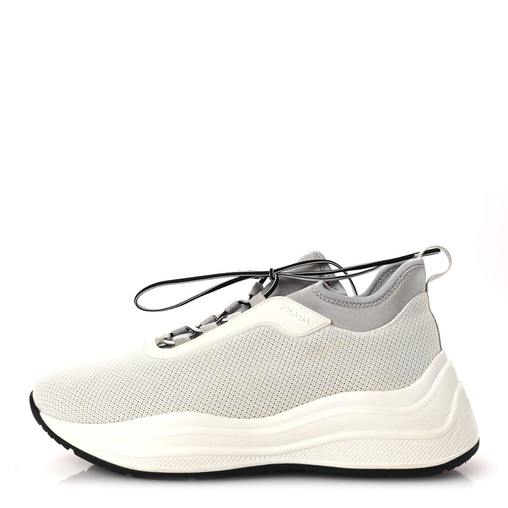 Mesh Neoprene America's Cup 45mm Womens Sneakers 37.5 White Alluminio