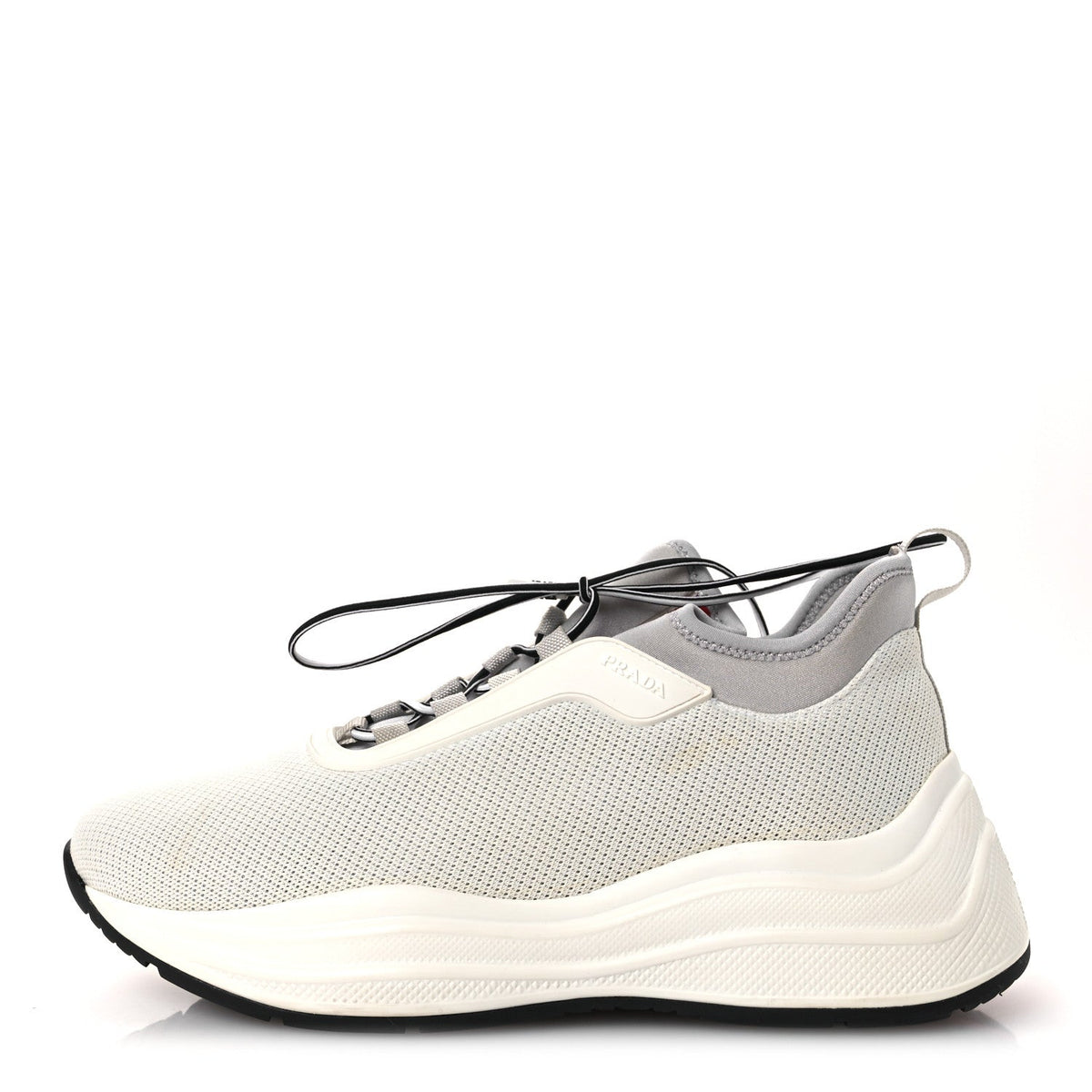 Mesh Neoprene America's Cup 45mm Womens Sneakers 37.5 White Alluminio