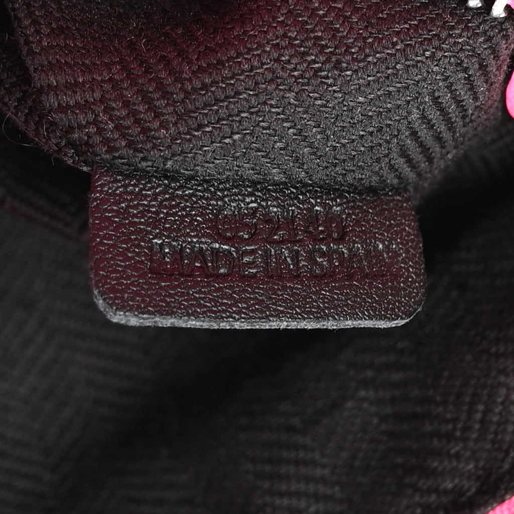 Calfskin Mini Puzzle Bumbag Neon Pink