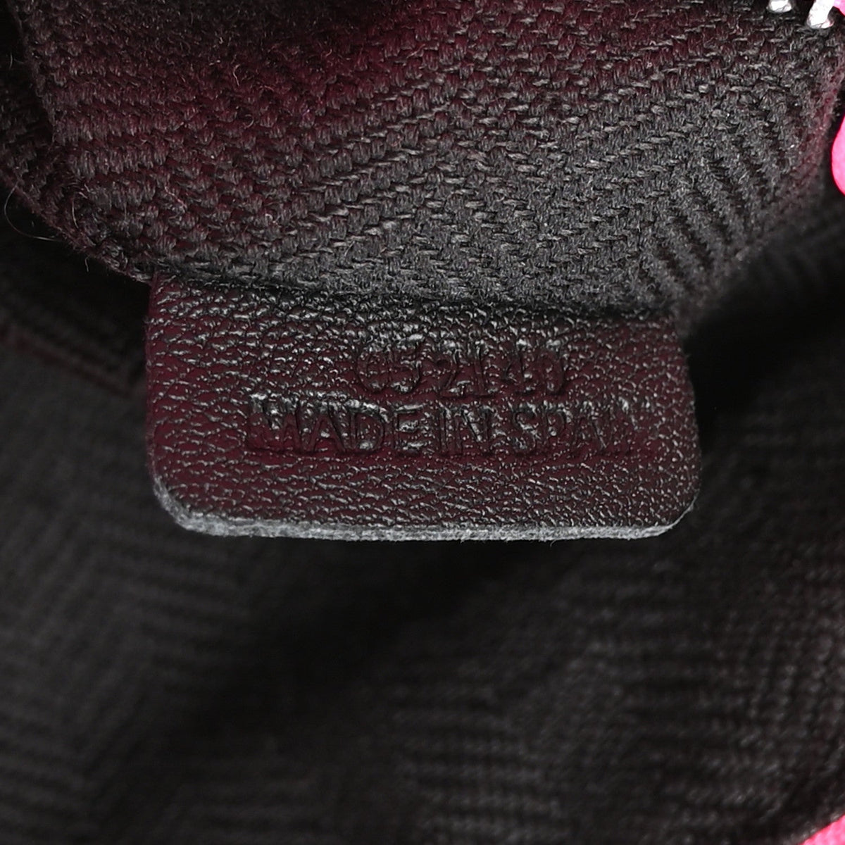 Calfskin Mini Puzzle Bumbag Neon Pink