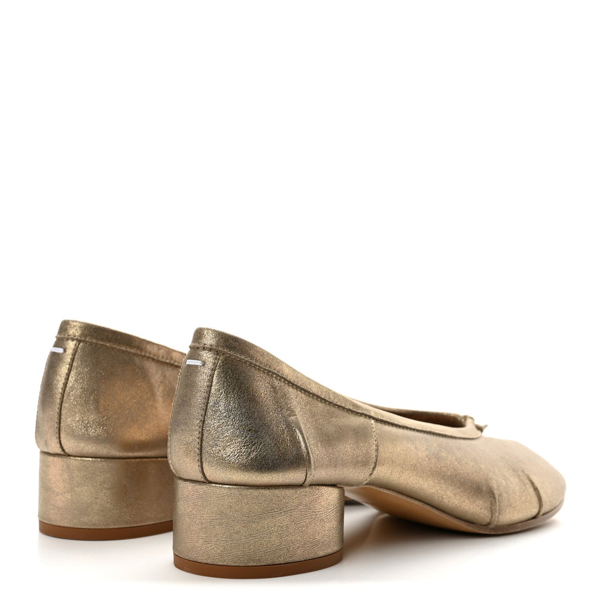 Nappa Tabi New Ballerina 35mm Pumps 40 Gold