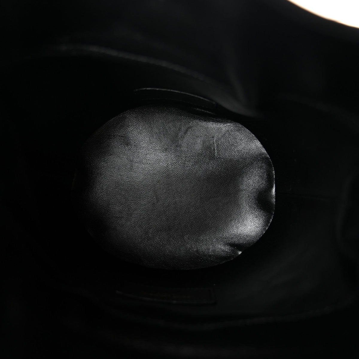 Lambskin Gabby Mini Bucket Bag Black