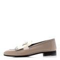 Goatskin Womens Royal Loafers 36.5 Multicolore Beige Mastic