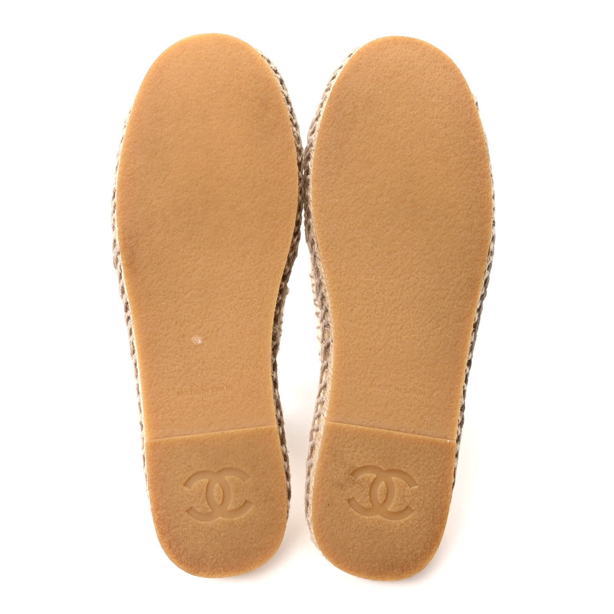 Denim CC Espadrille Mules 40  White Black