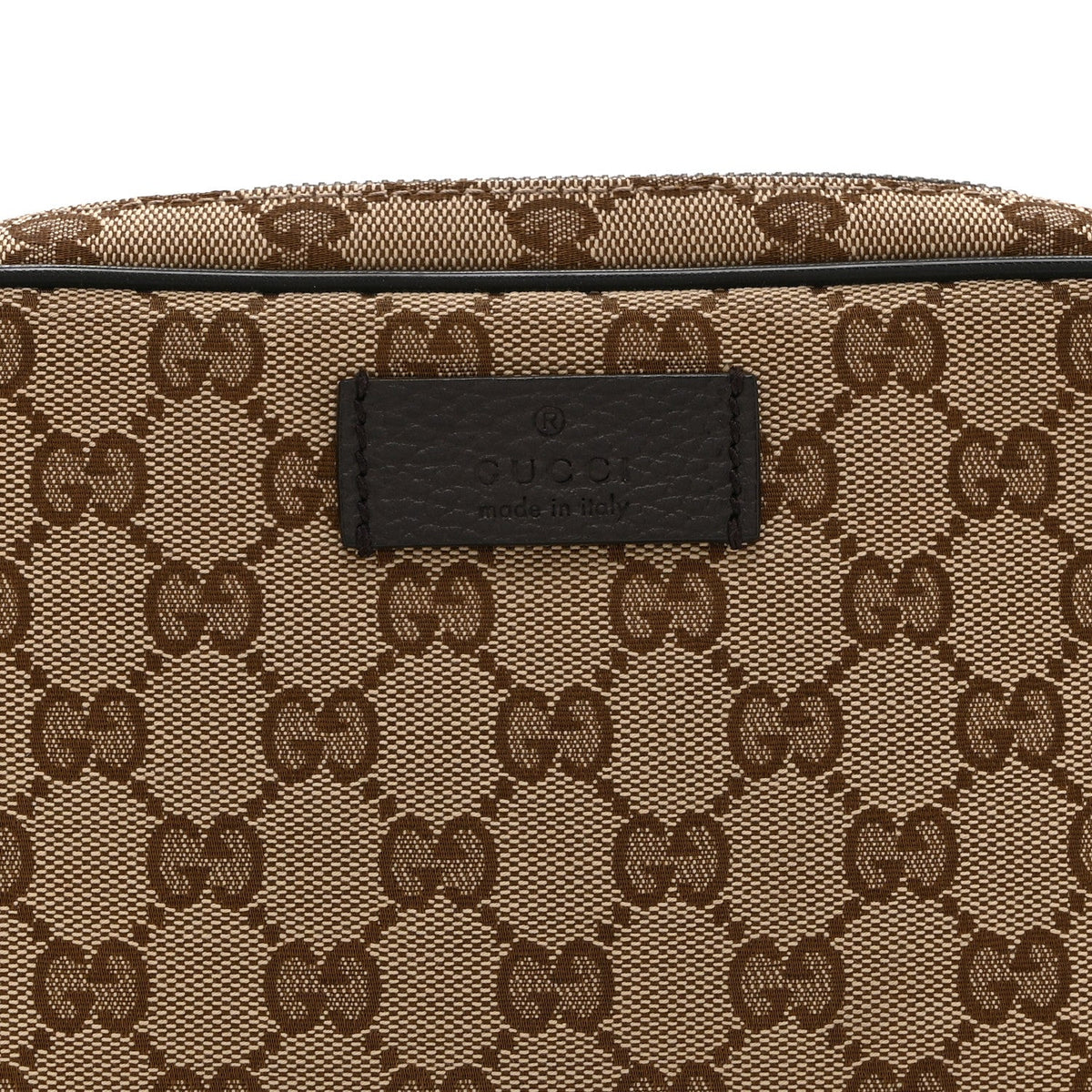 Monogram Belt Bag Dark Brown