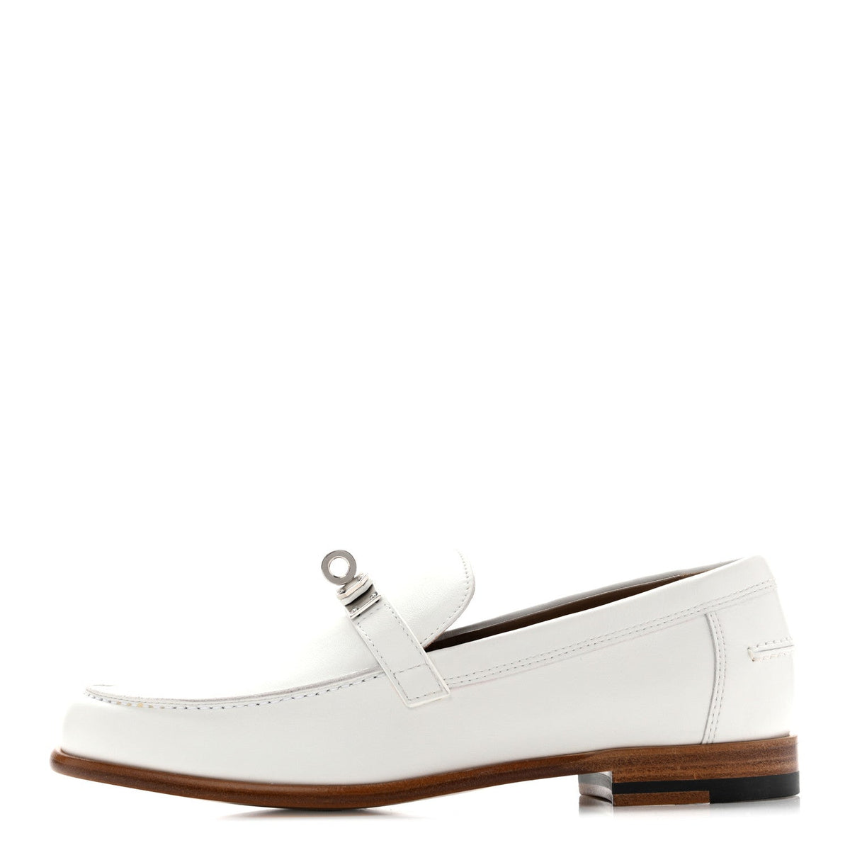 Calfskin Womens Destin Loafers 36 White