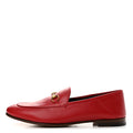 Lambskin Womens Brixton Horsebit Loafers 41 Hibiscus Red
