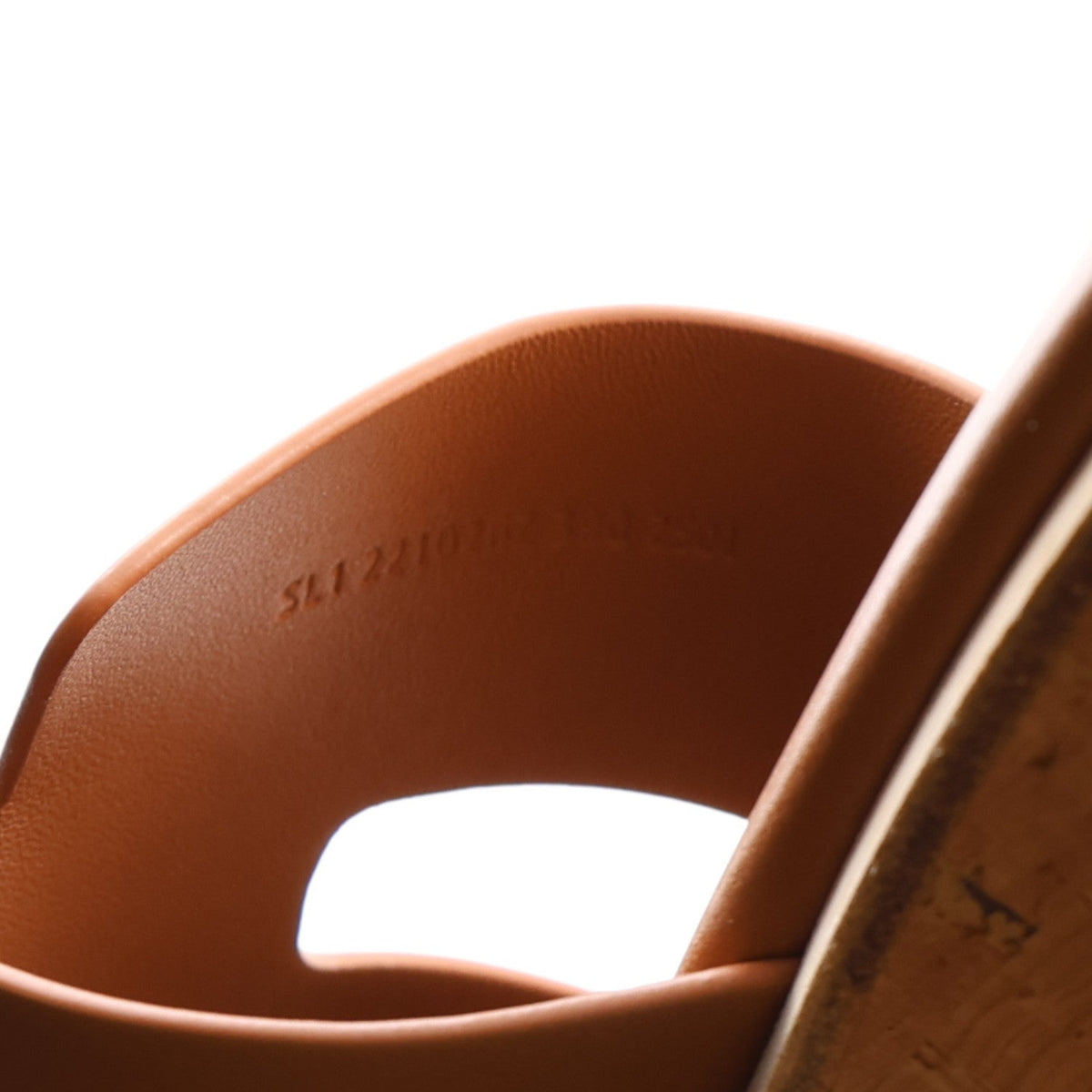 Calfskin Cork Eze 30 Sandals 39 Gold