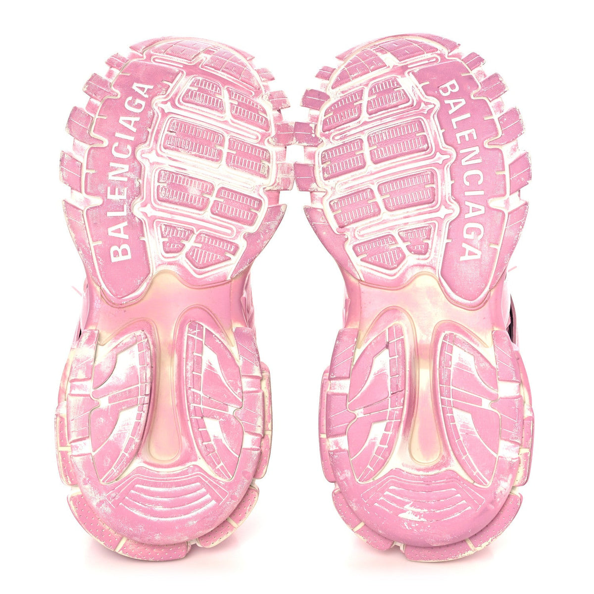 Rubber Mesh Monocolor Clear Sole Womens Track.2 Open Sneakers 41 Pink