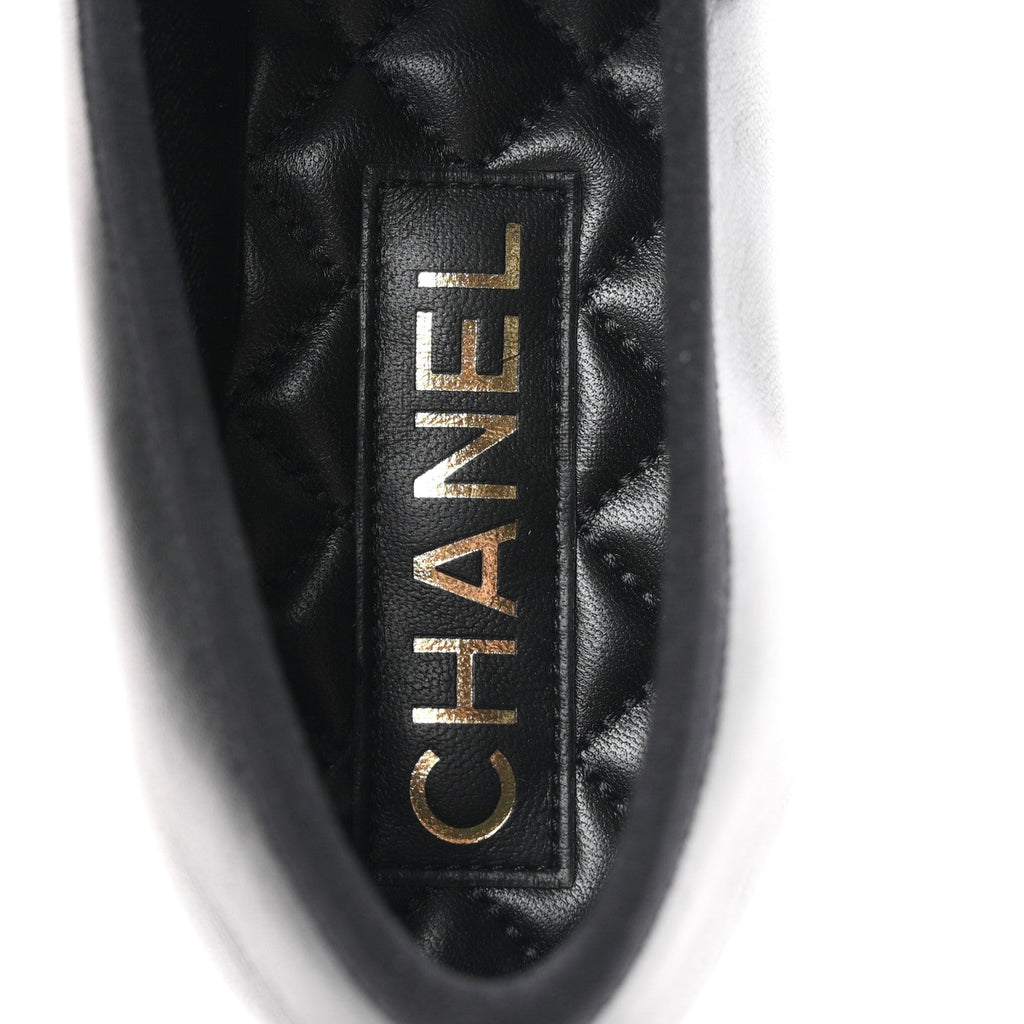 Lambskin Mary Jane Flats 35.5 Black