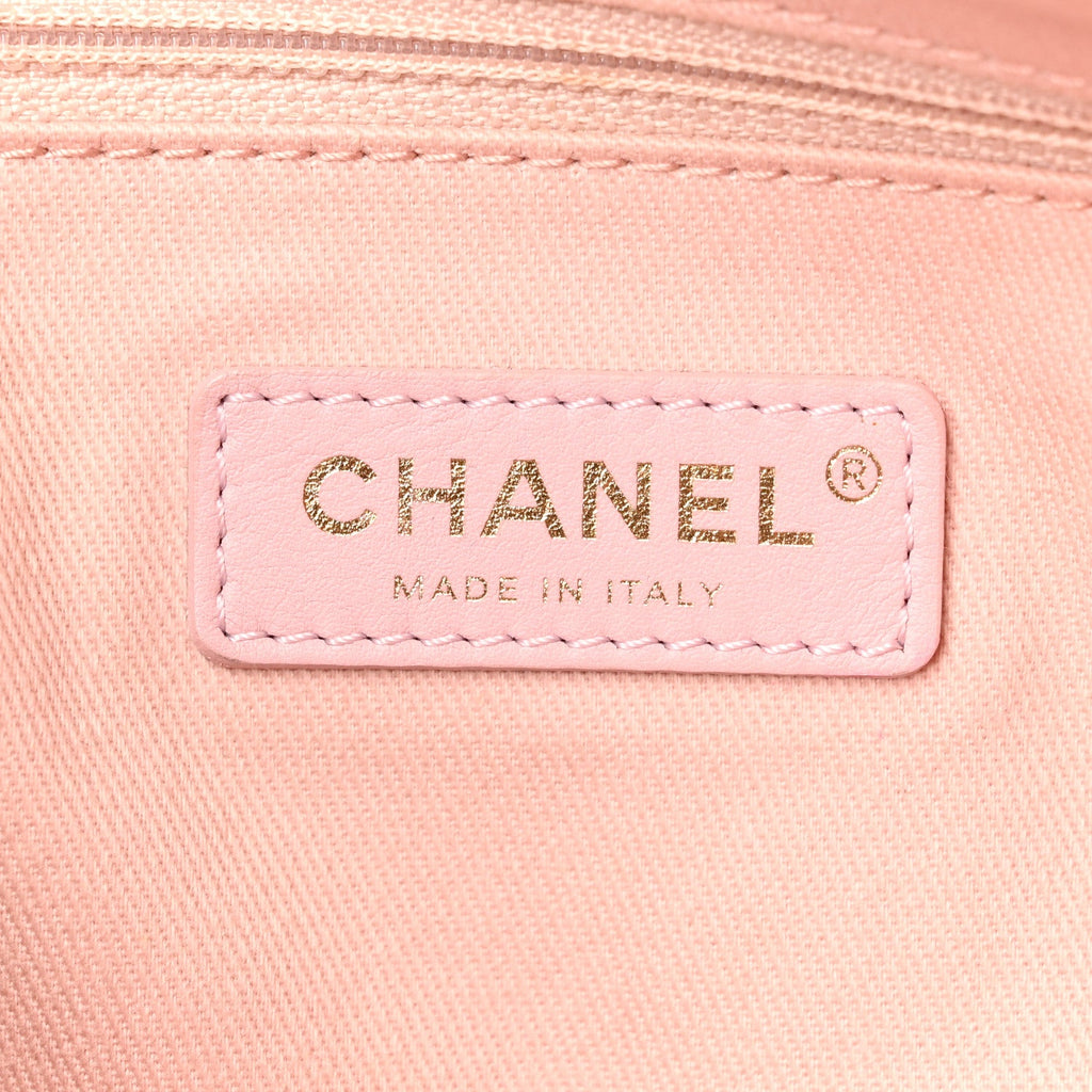 Canvas Large Deauville Backpack Pink