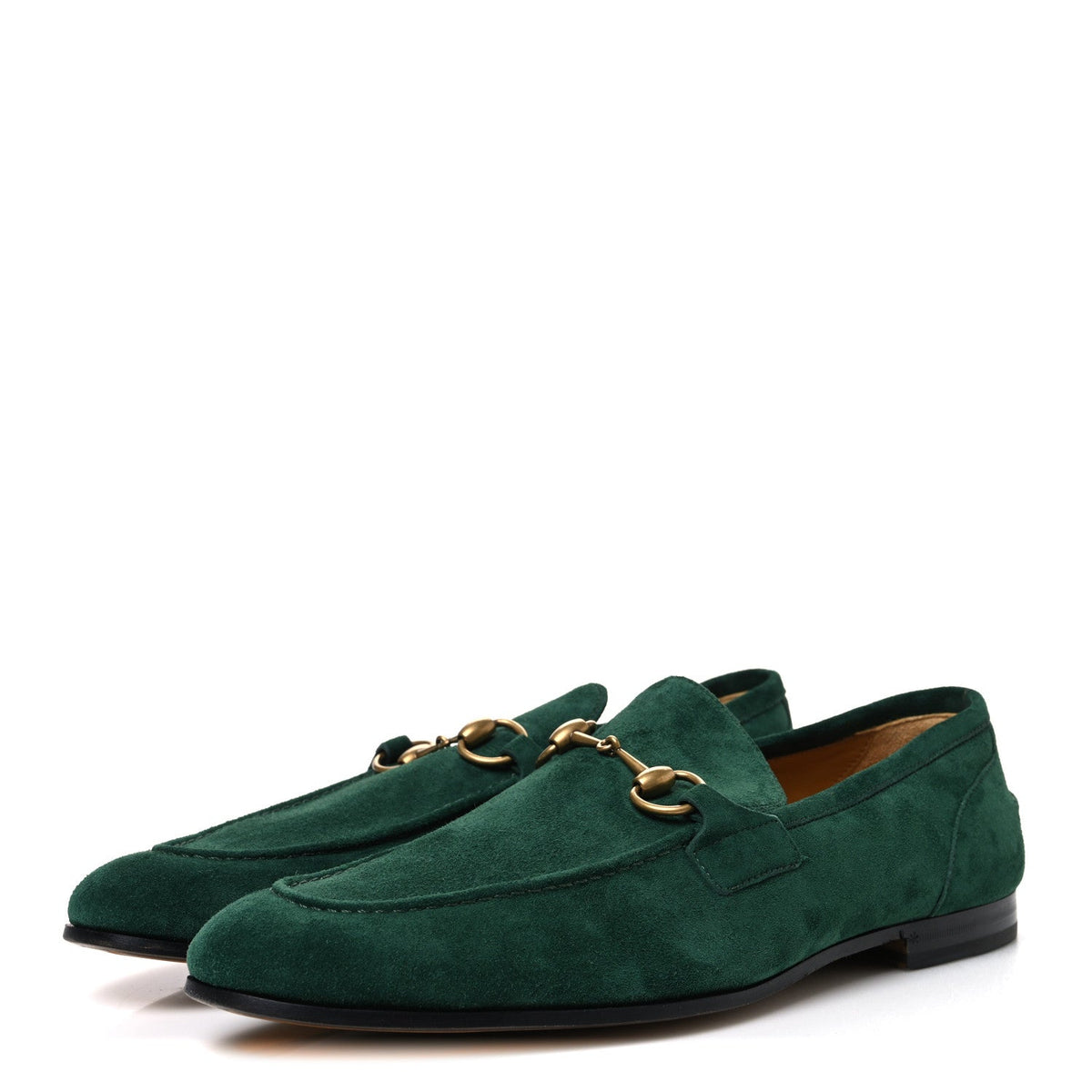 Suede Horsebit Mens Jordaan Loafers 10.5 Green