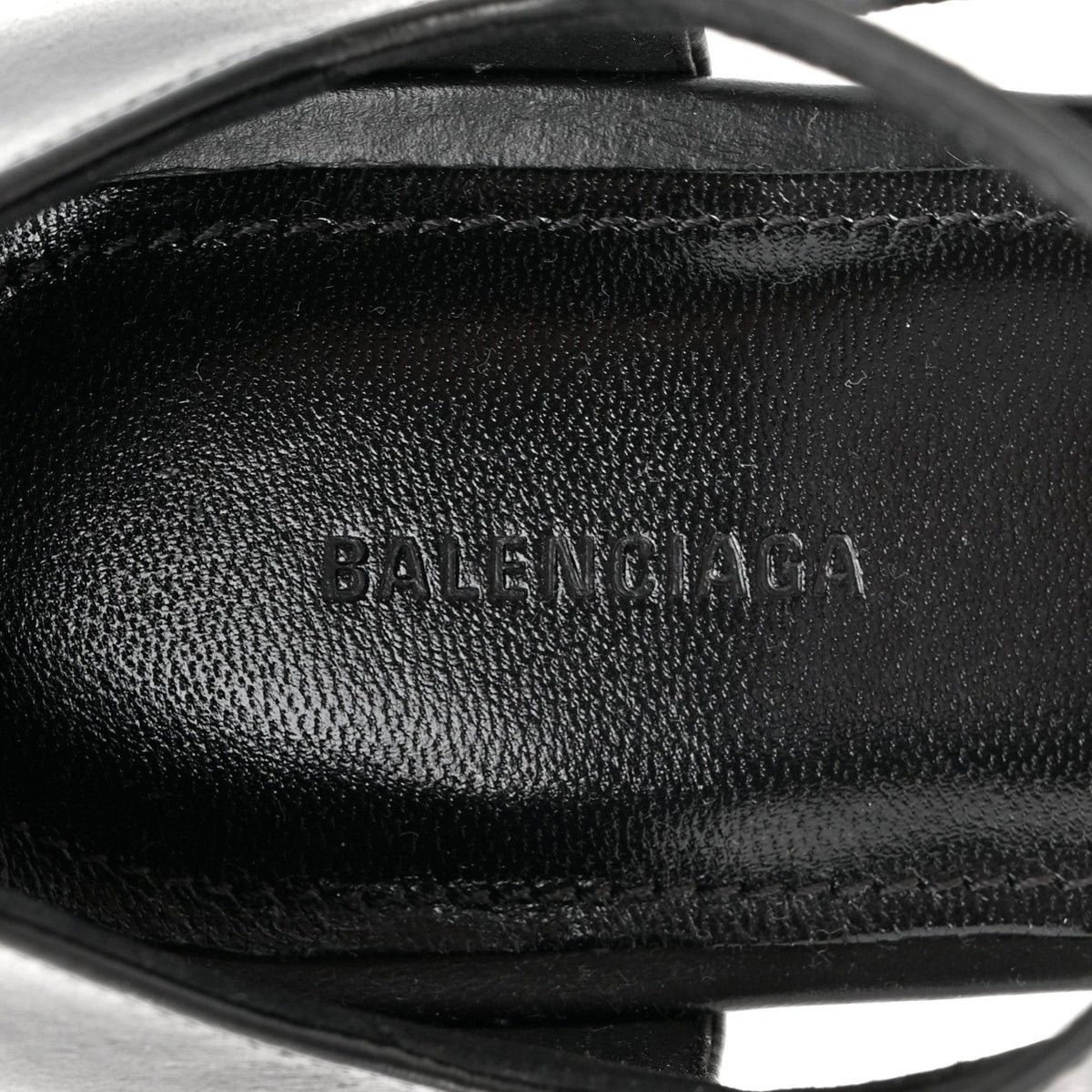 Calfskin Honey 90mm Sandal 37 Black