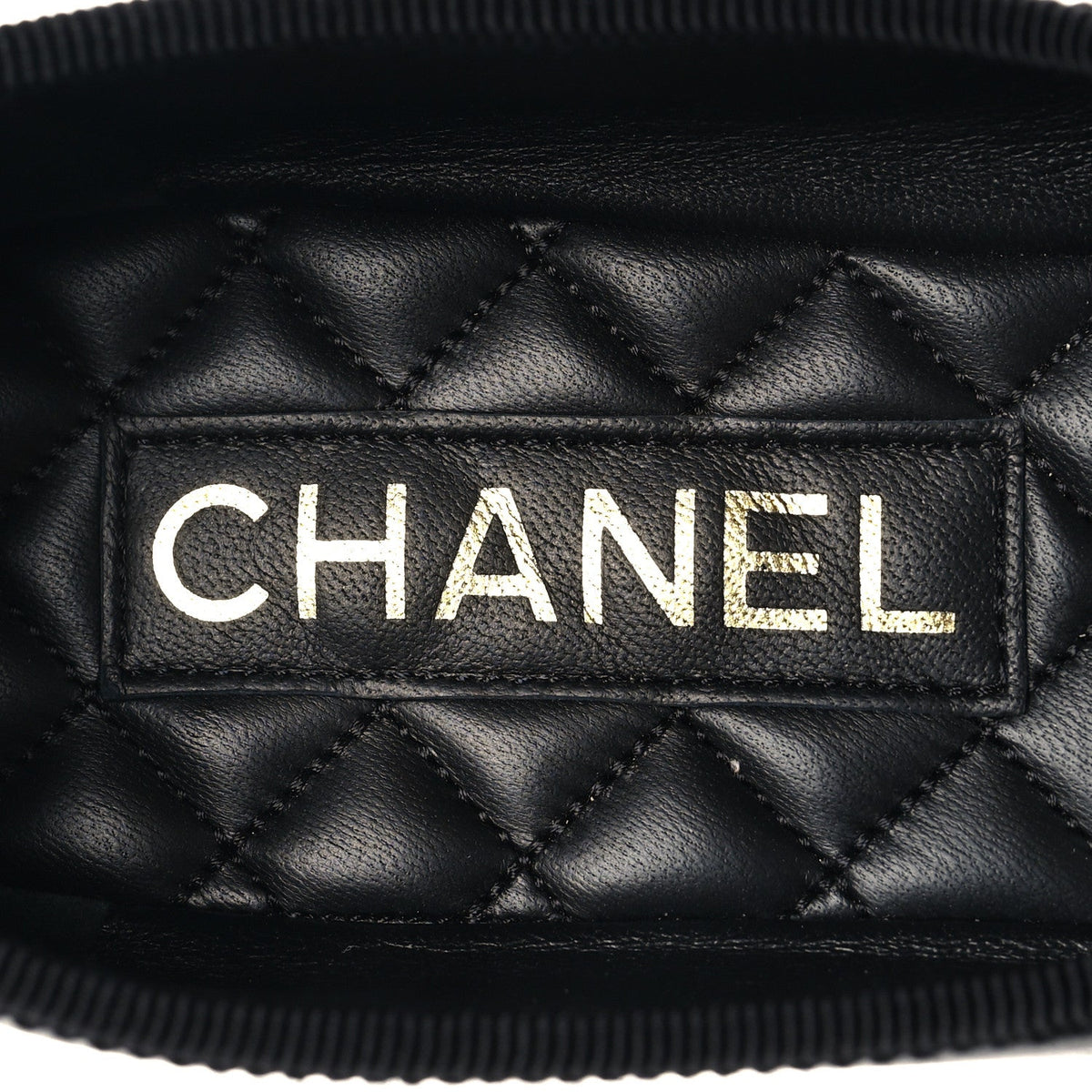 Lambskin Mary Jane Flats 39 Black