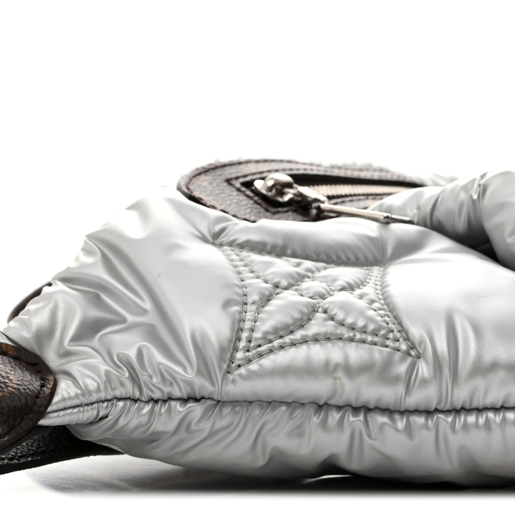 Econyl Monogram Pillow Bumbag Silver