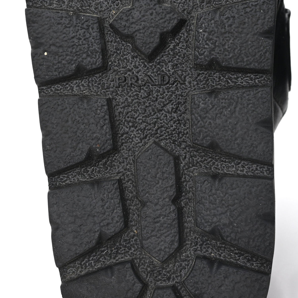 Nappa Quilted Padded Logo Platform Slide Sandals 36.5 Black