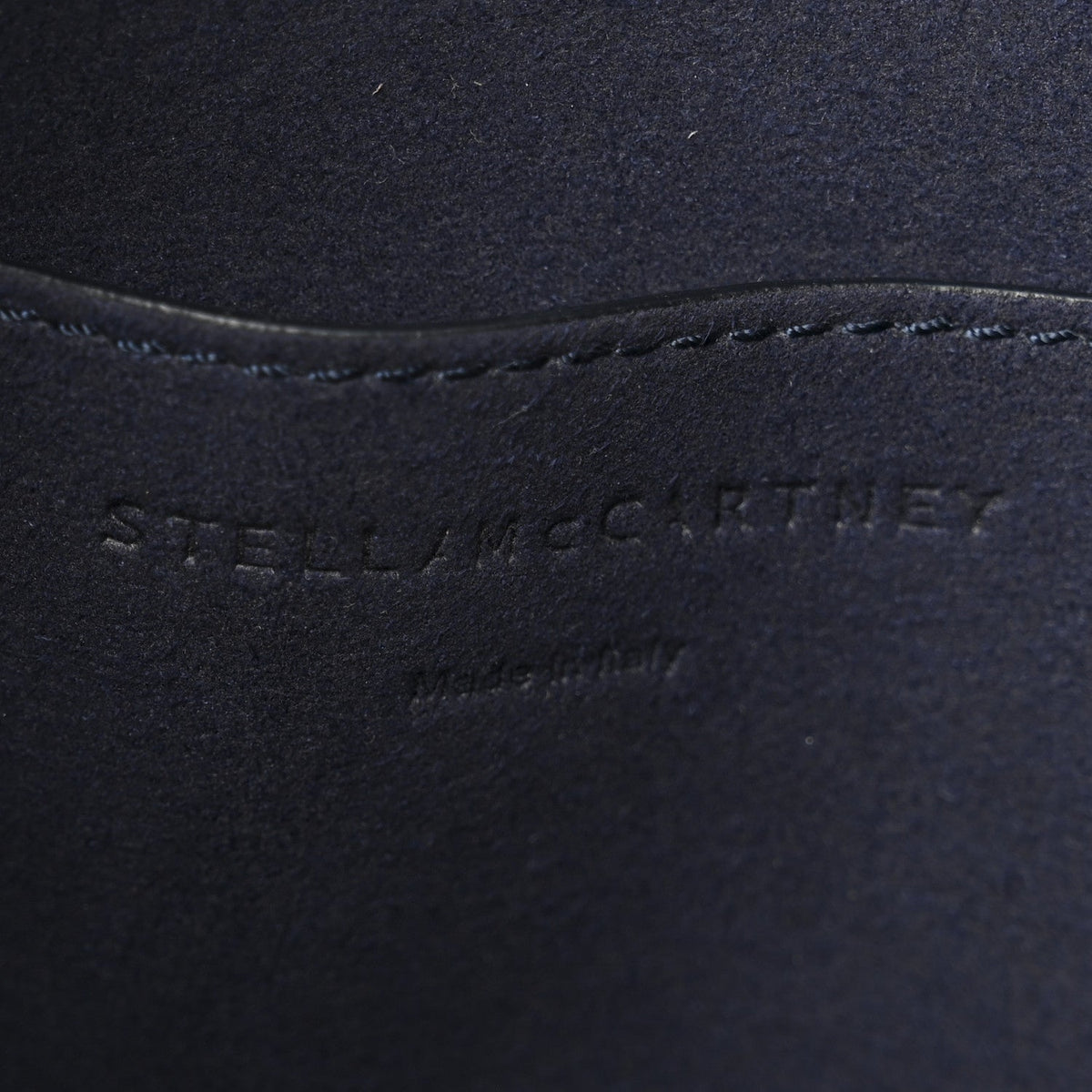 Eco Alter Nappa Perforated Logo Mini Crossbody Navy