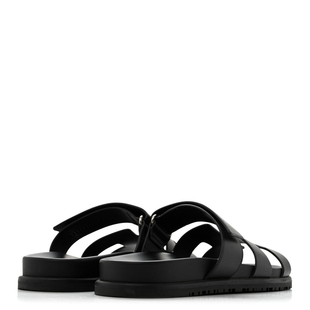 Calfskin Womens Chypre Sandals 39 Black