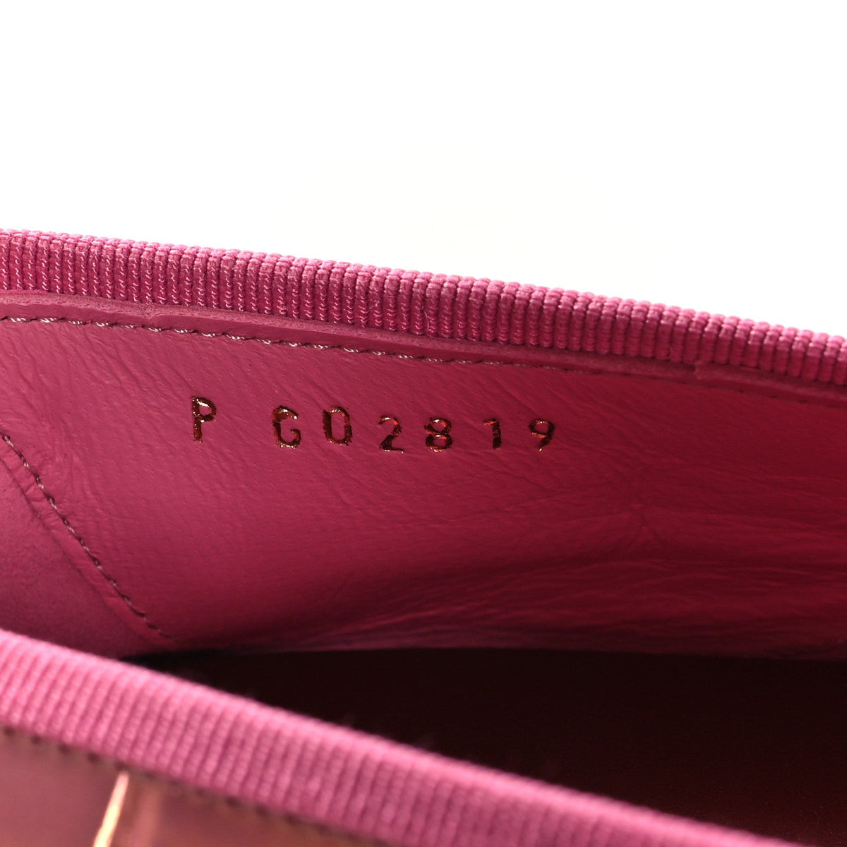 Iridescent Calfskin Crocodile Embossed Ballerina Flats 40 Pink