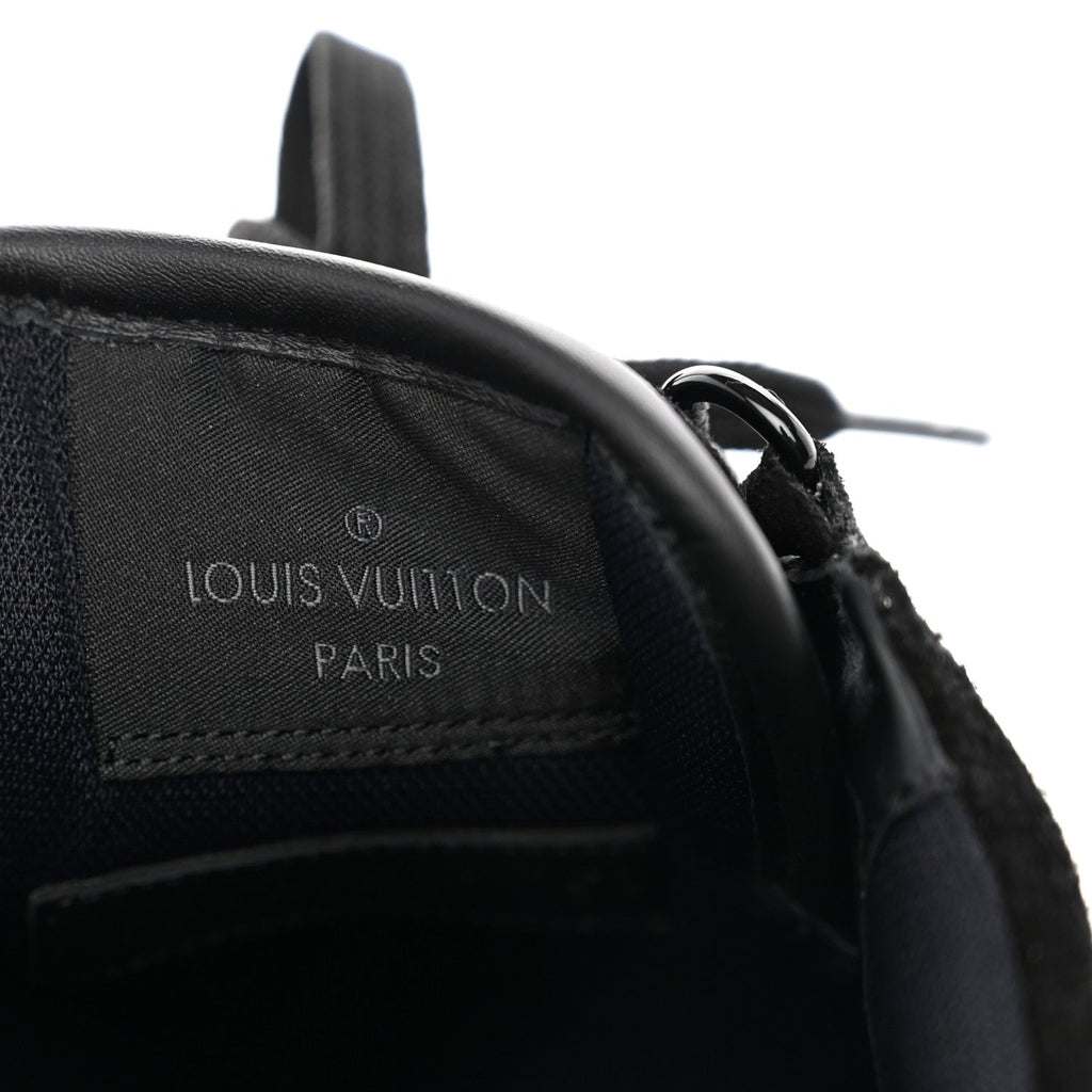 Suede Mens LV Trainer Sneakers 5.5 Black