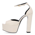 New Belfagor Jodie 95 Platform Sandal 36.5 Pearl